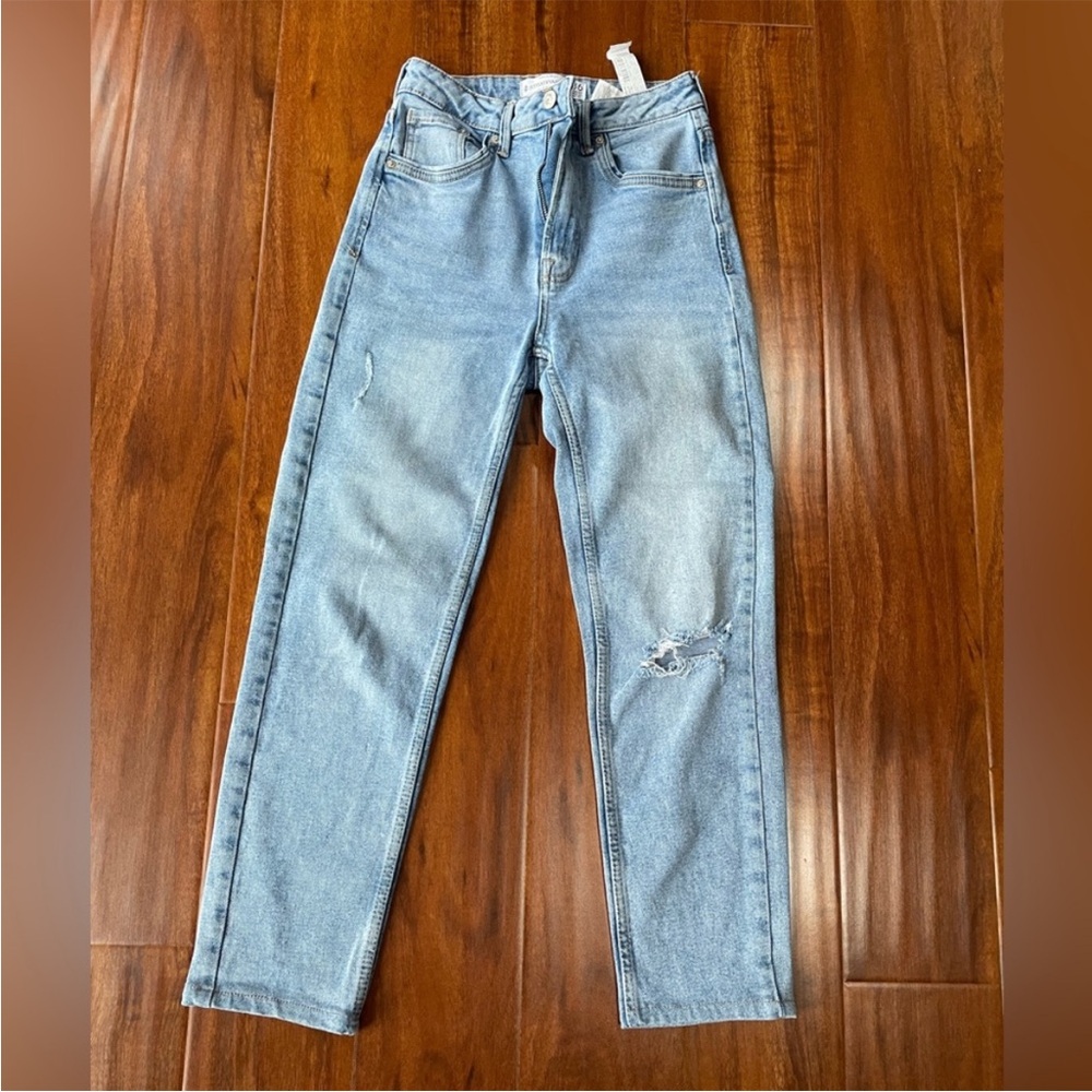 BUNDLE - 3 Pairs of Slim Fit Mom Jeans - Blue + Black